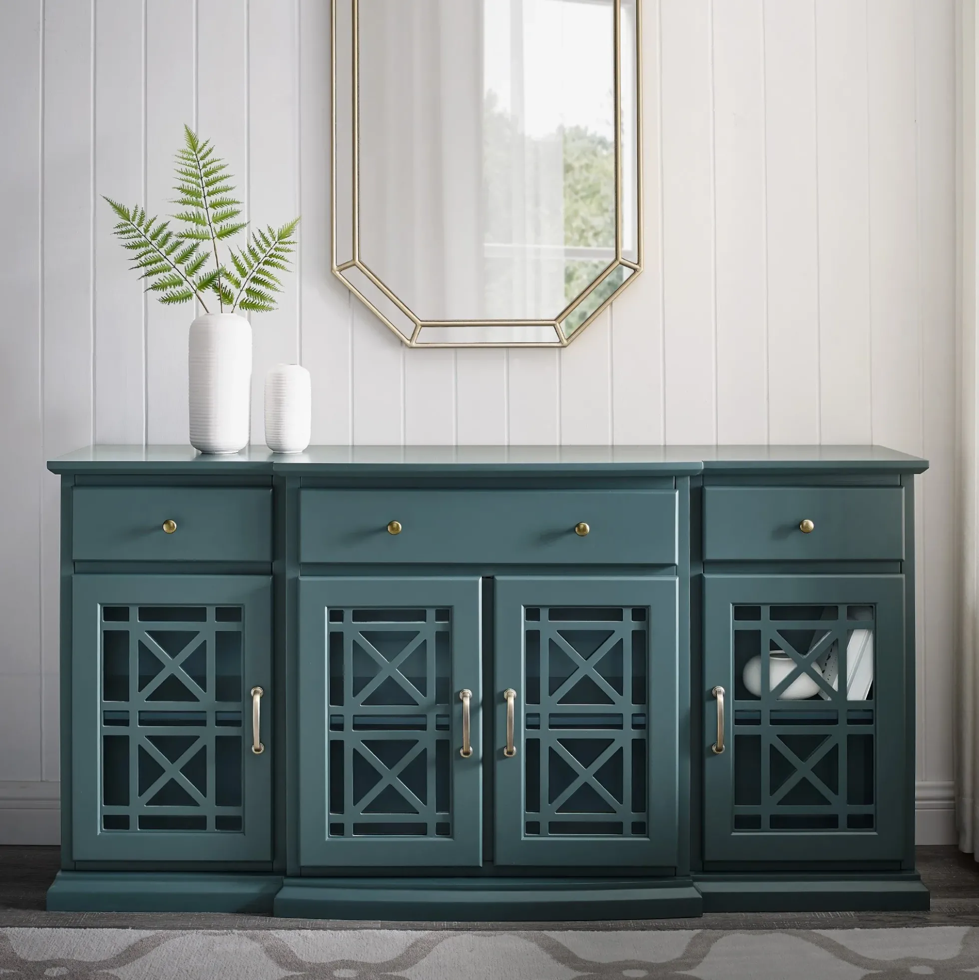 Landon Fretwork Buffet Sideboard & TV Stand