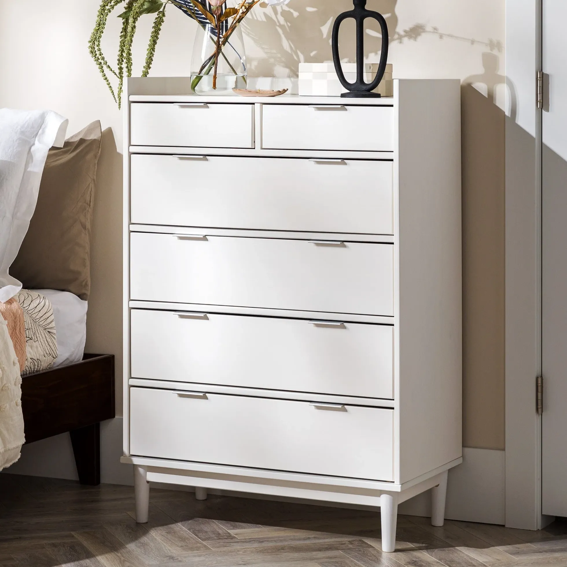 Lee Mid-Century Modern Wood Dresser
