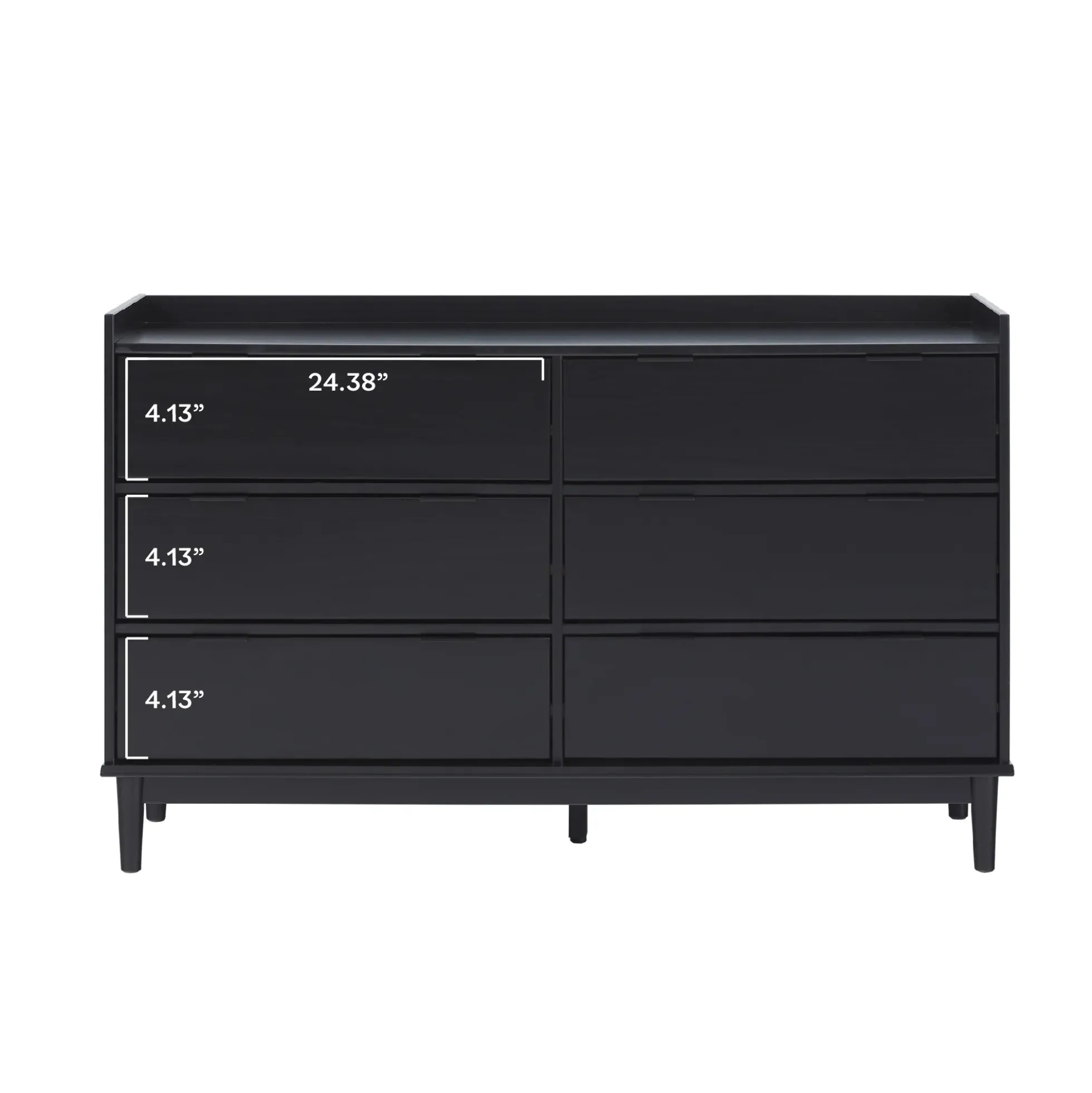 Lee Mid-Century Modern Wood Dresser