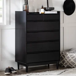 Lee Mid-Century Modern Wood Dresser