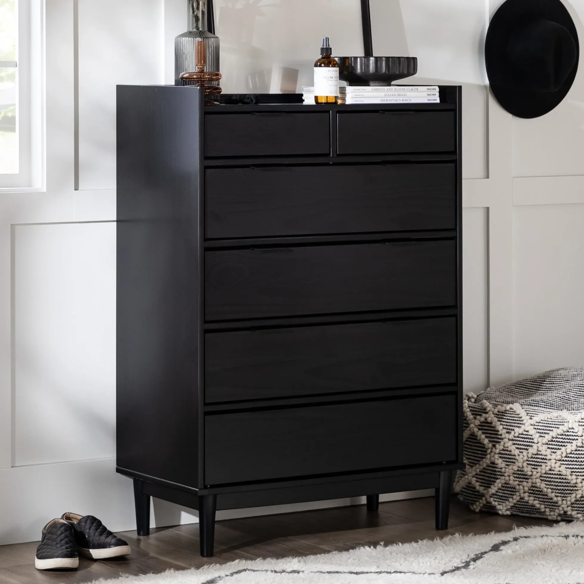 Lee Mid-Century Modern Wood Dresser