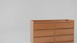 Lee Mid-Century Modern Wood Dresser