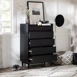 Lee Mid-Century Modern Wood Dresser