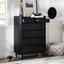 Lee Mid-Century Modern Wood Dresser
