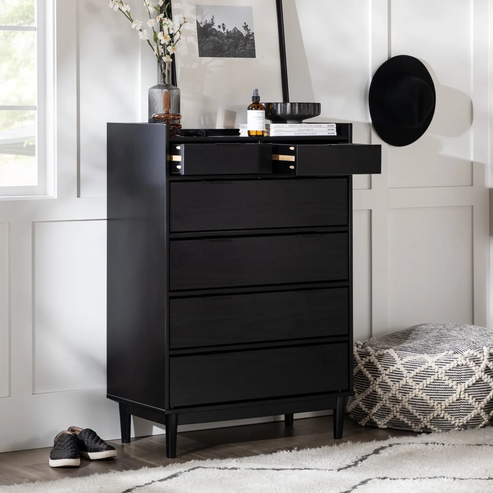 Lee Mid-Century Modern Wood Dresser