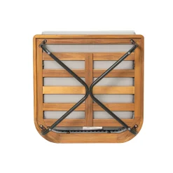 Lucca Outdoor Acacia Wood Chair Set Of 2