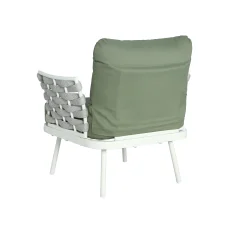 Mariano Outdoor Patio Steel 4-Pieces Loveseat Conversation Set