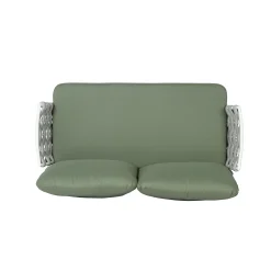 Mariano Outdoor Patio Steel 4-Pieces Loveseat Conversation Set