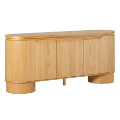 Maya Modern Curved Wood 70