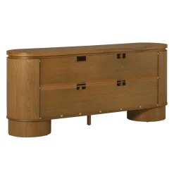 Maya Modern Curved Wood 70