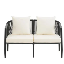 Metal Curve Design Outdoor Patio Furniture Set