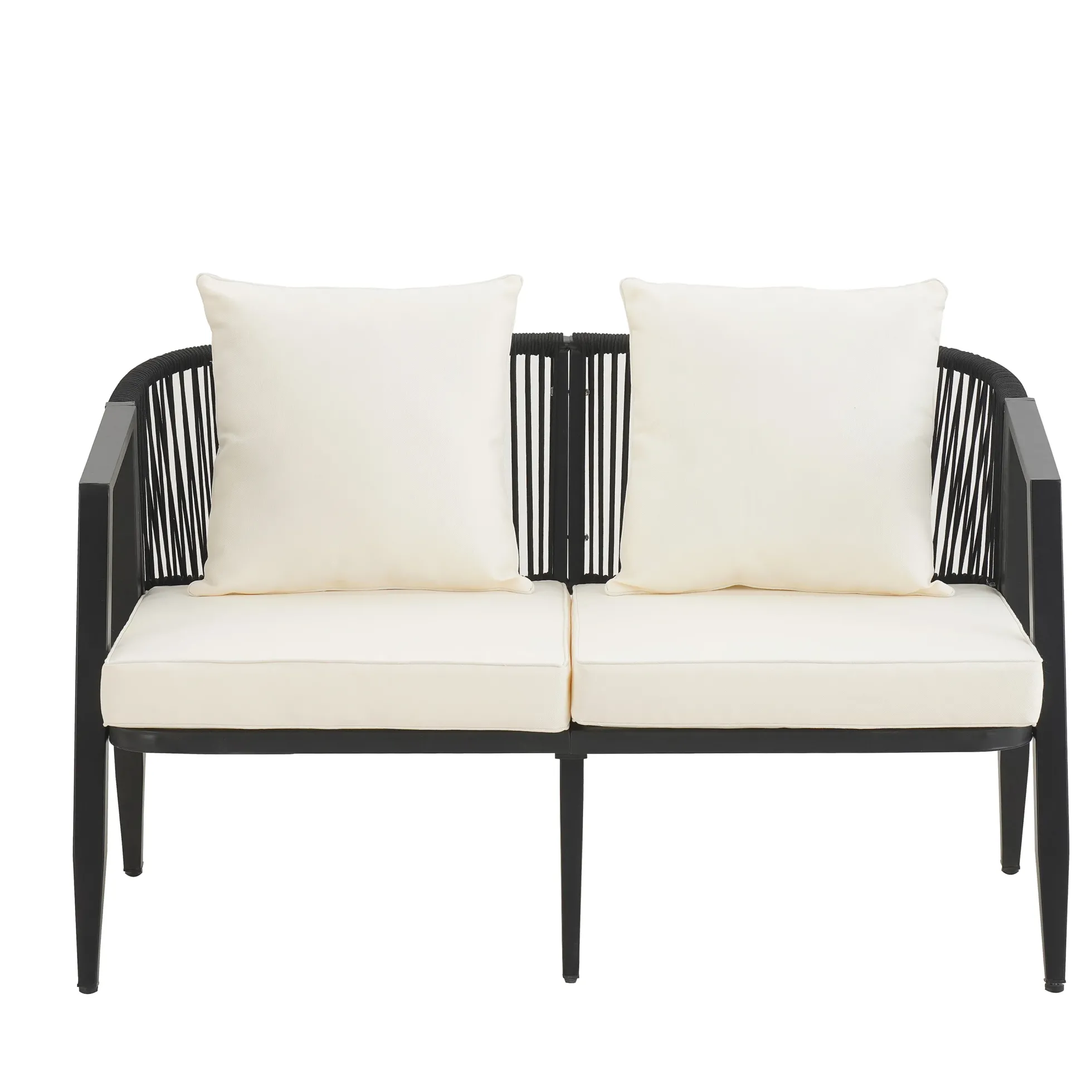 Metal Curve Design Outdoor Patio Furniture Set