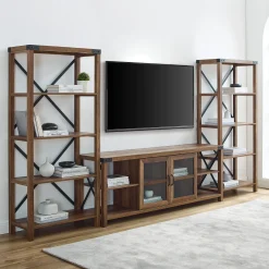 Metal X Accent Wall with 70