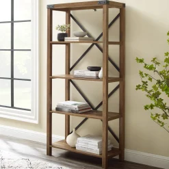 Metal X Bookshelf