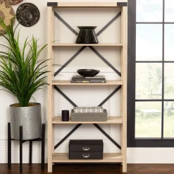 Metal X Bookshelf