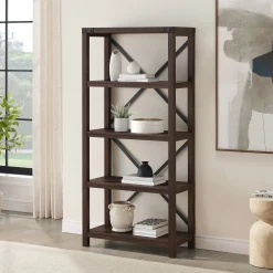 Metal X Bookshelf