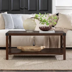 Metal X Coffee Table
