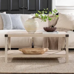 Metal X Coffee Table