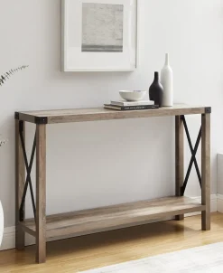 Metal X Entry Table