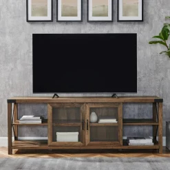 Metal X TV Stand