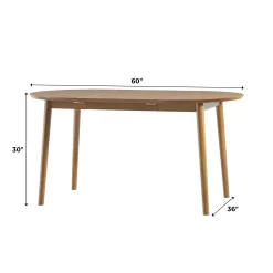 Mid-Century Damsel Extension Dining Table