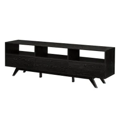 Mid-Century Kela Modern 3-Door TV Stand