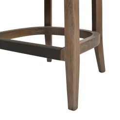 Mid-Century Modern 26' Textured Weave Counter Stool