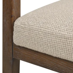 Mid-Century Modern 26' Textured Weave Counter Stool