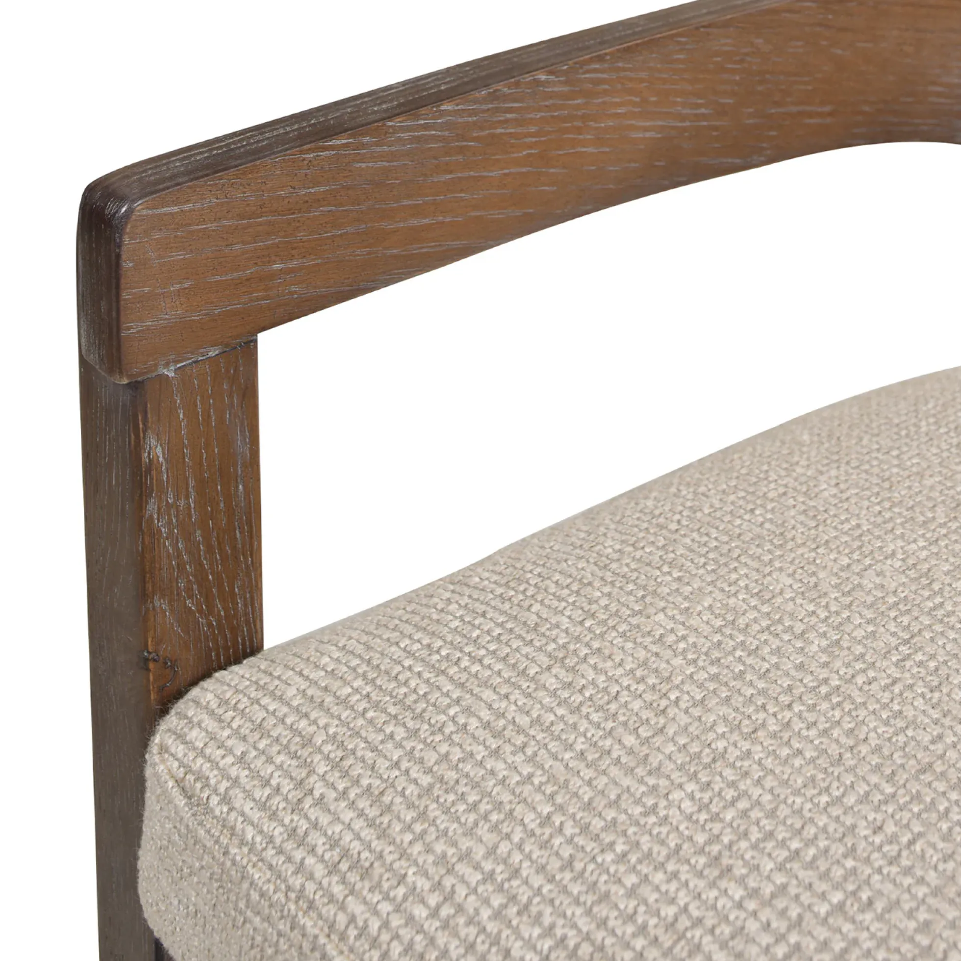 Mid-Century Modern 26' Textured Weave Counter Stool