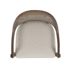 Mid-Century Modern 26' Textured Weave Counter Stool
