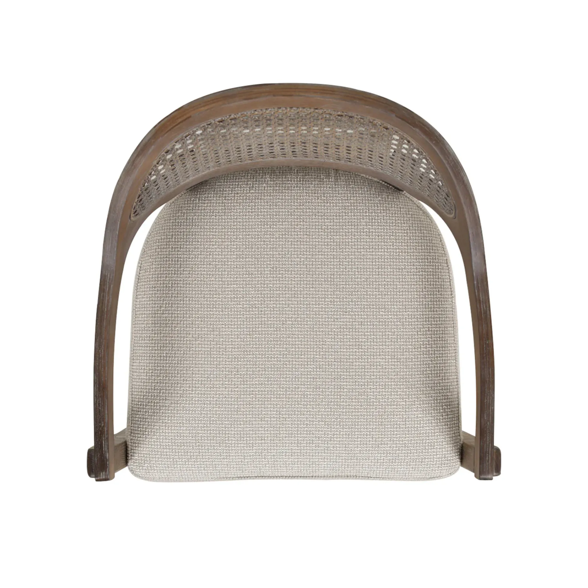 Mid-Century Modern 26' Textured Weave Counter Stool
