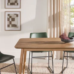 Mid-Century Taberu Modern Wood Dining Table