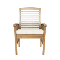 Midland Outdoor Patio Chairs with Cushions, Set of 2