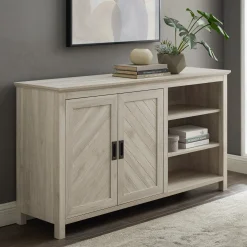 Mila Angled Groove Buffet Sideboard & TV Stand