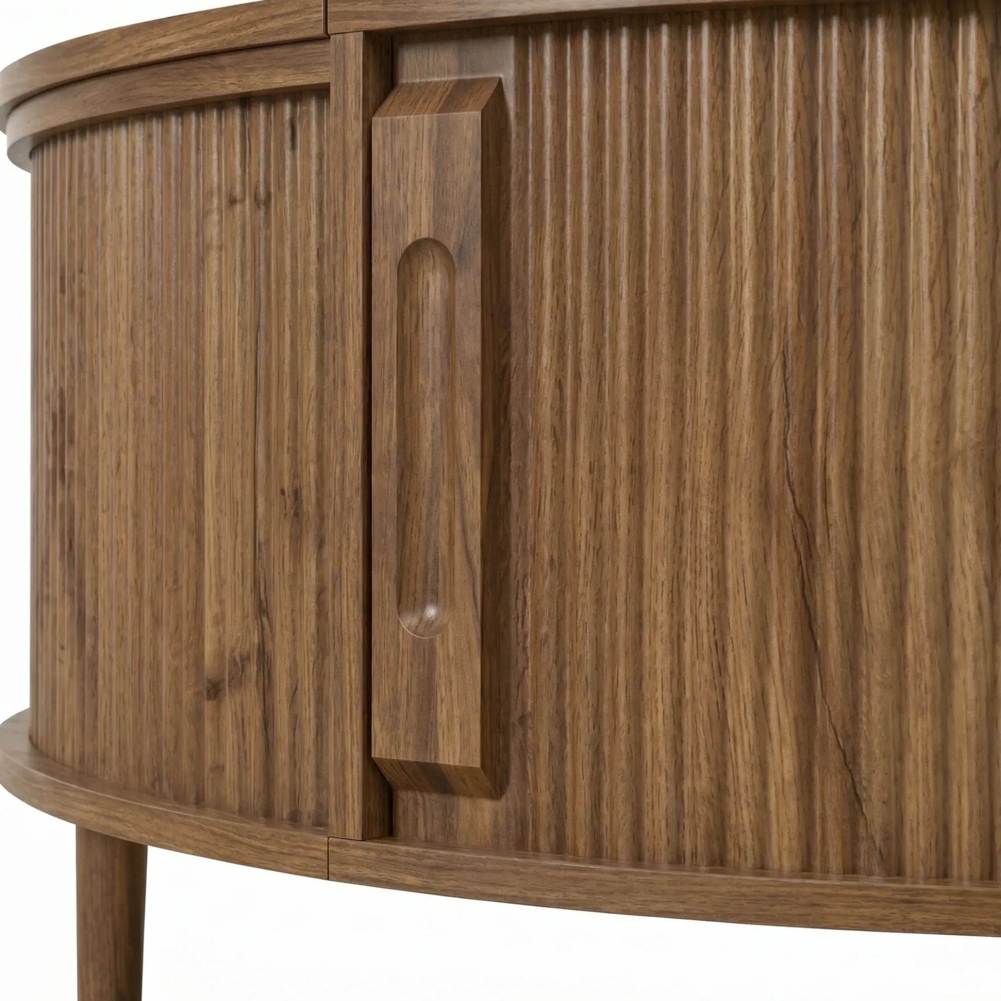 Minimalist Round Lift-Top Coffee Table with Hidden Storage
