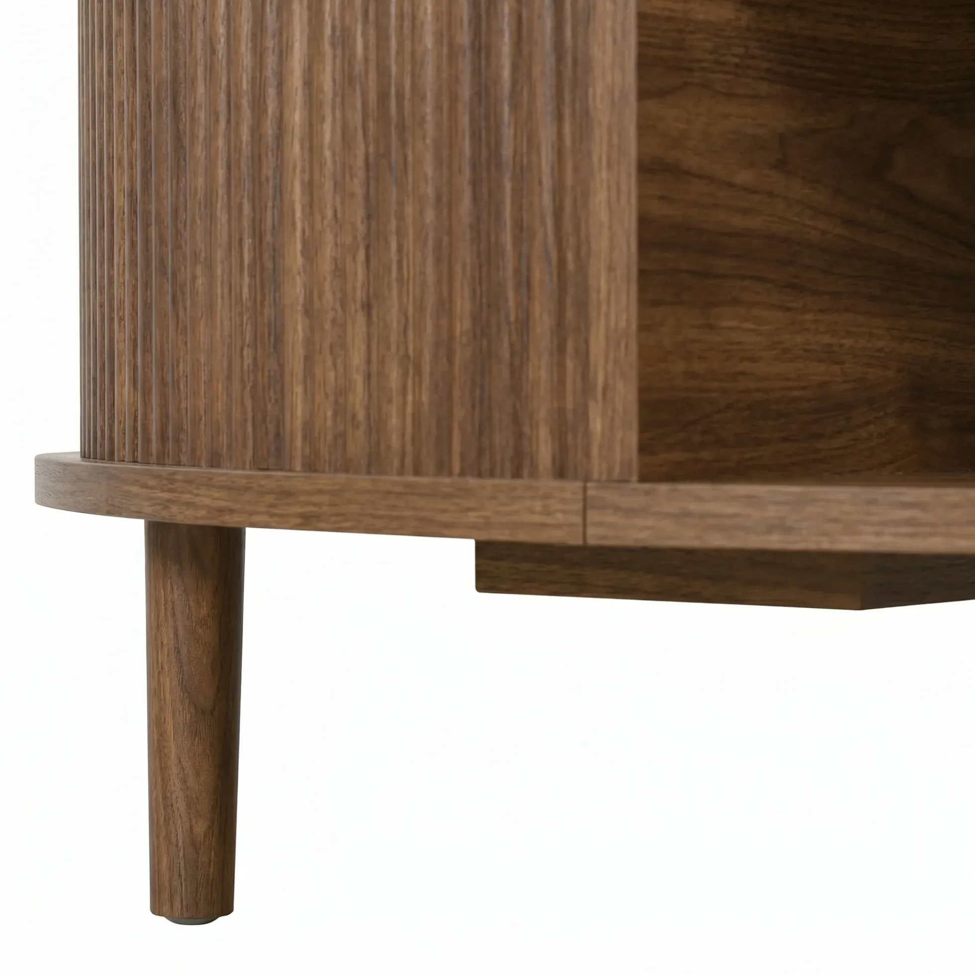 Minimalist Round Lift-Top Coffee Table with Hidden Storage