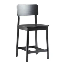 Minimalist Solid Wood Counter Stool, Set of 2