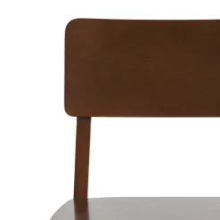 Minimalist Solid Wood Counter Stool, Set of 2