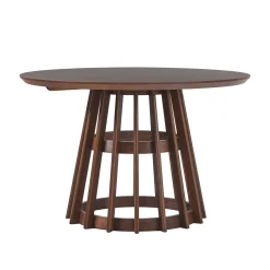 Modern 48 Round Solid Wood Dining Table