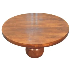 Modern Ball Leg Solid Wood Coffee Table Table