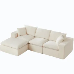Modern Chenille Cloud Sofa Sectional