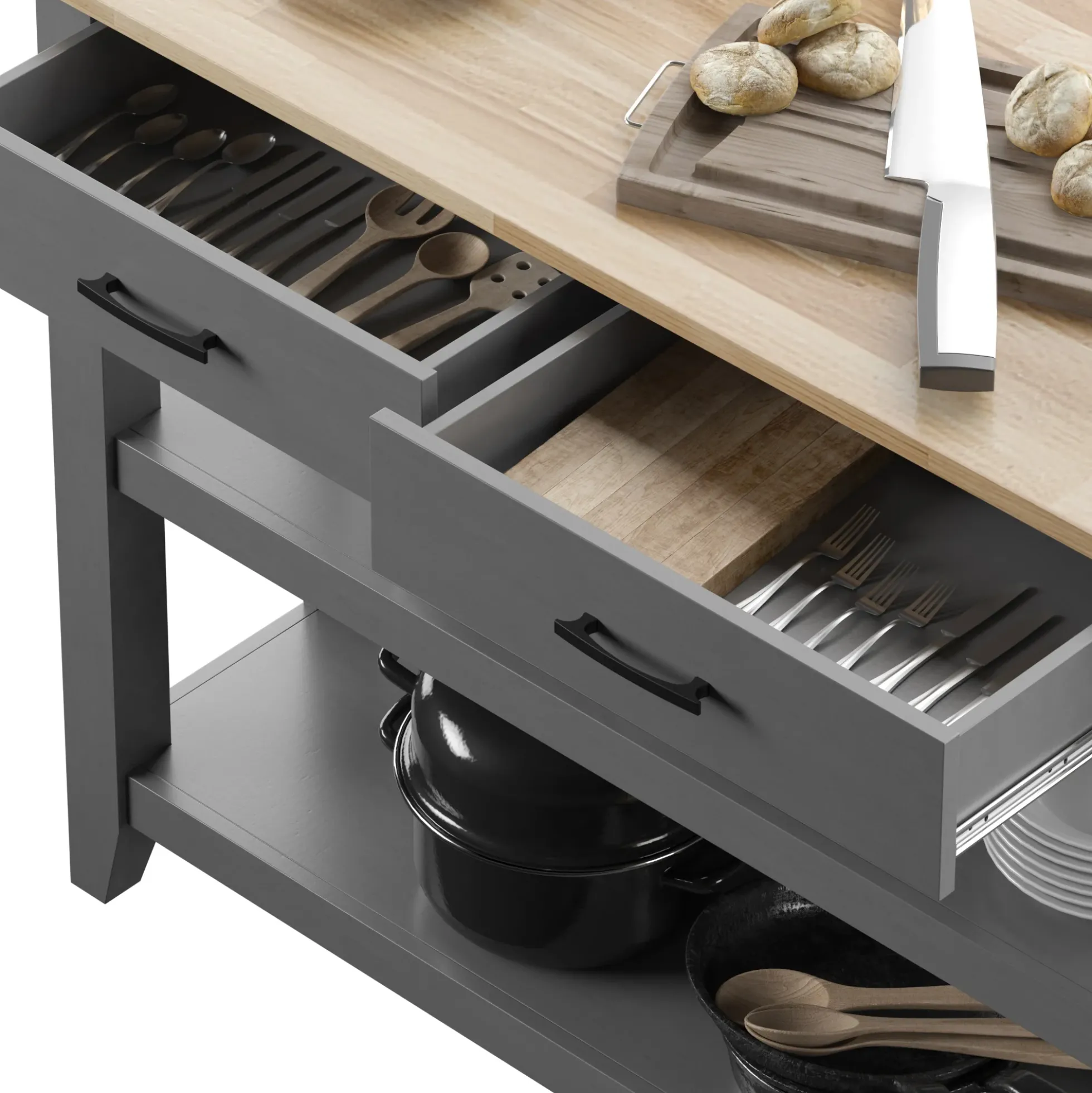 Modern Farmhouse Kitchen Island