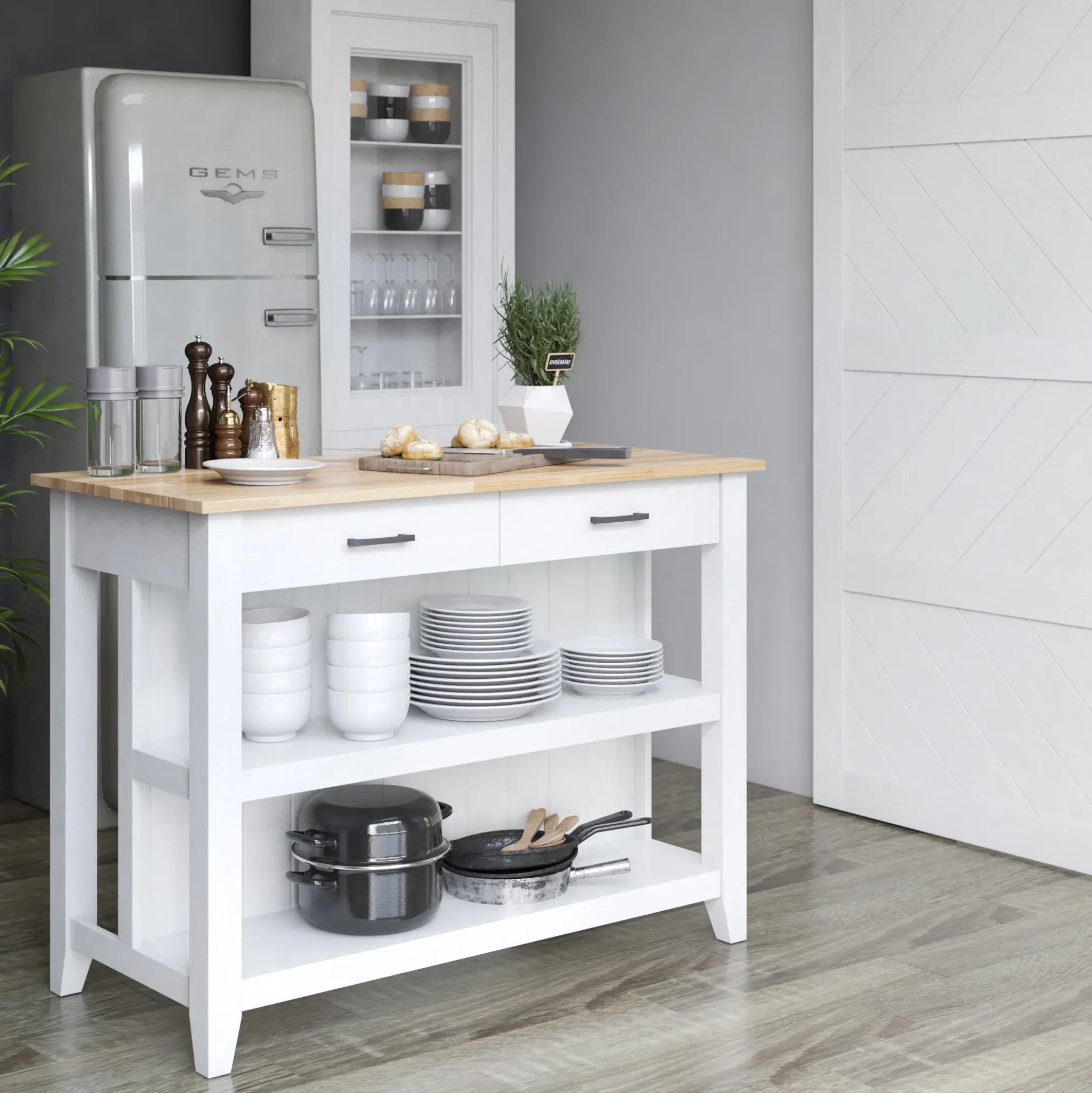 Modern Farmhouse Kitchen Island