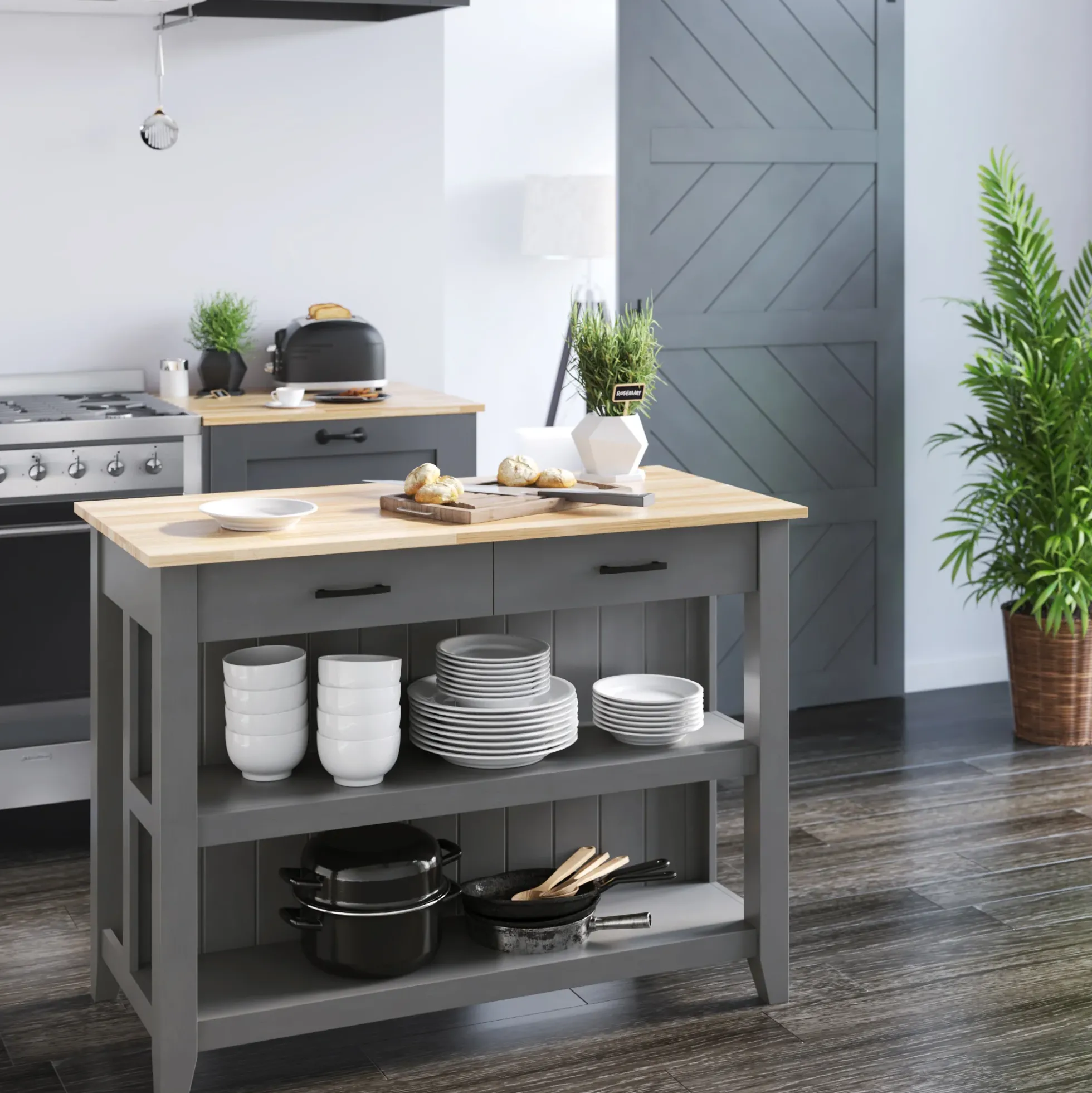 Modern Farmhouse Kitchen Island