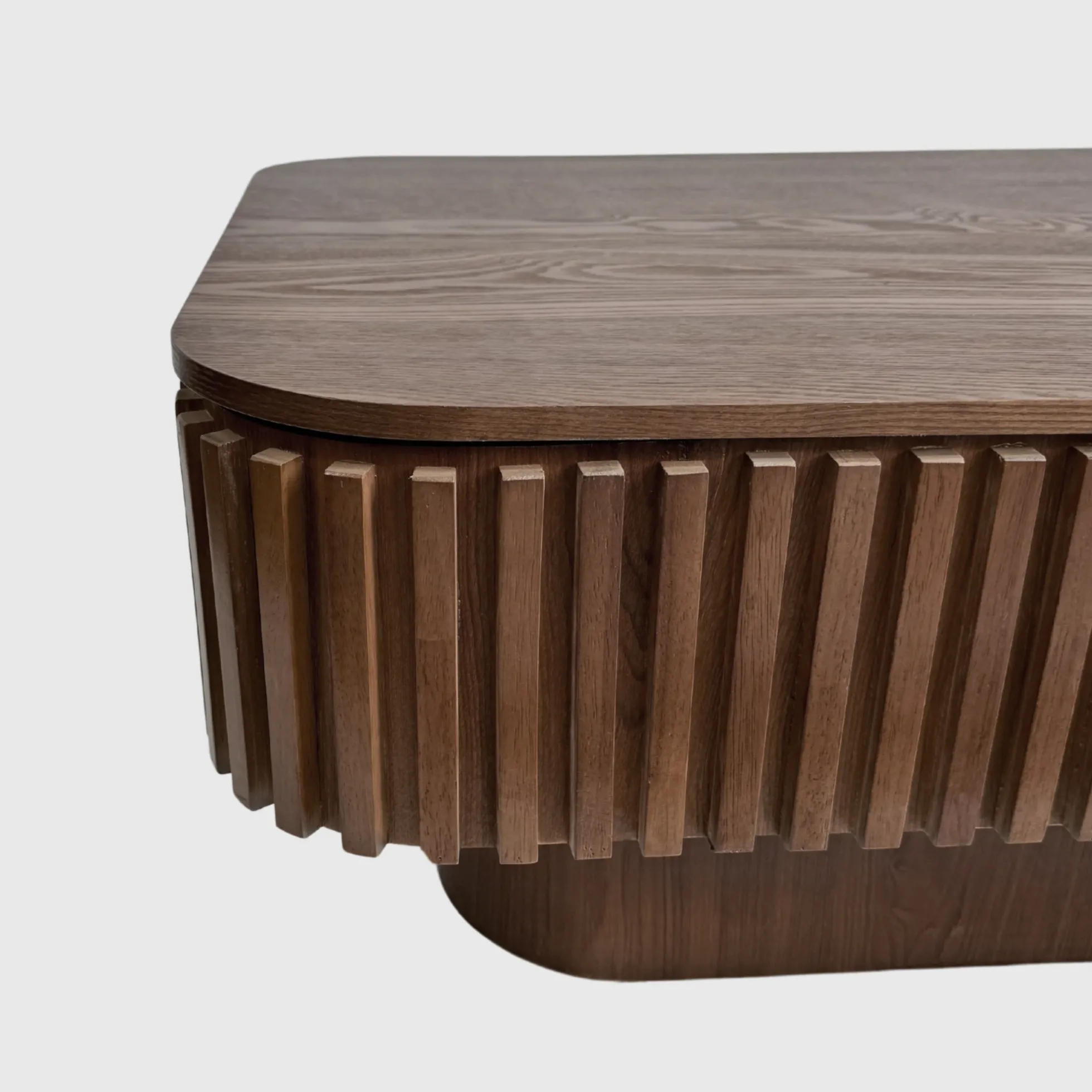 Modern Fluted Lift-top 38.6' Coffee Table