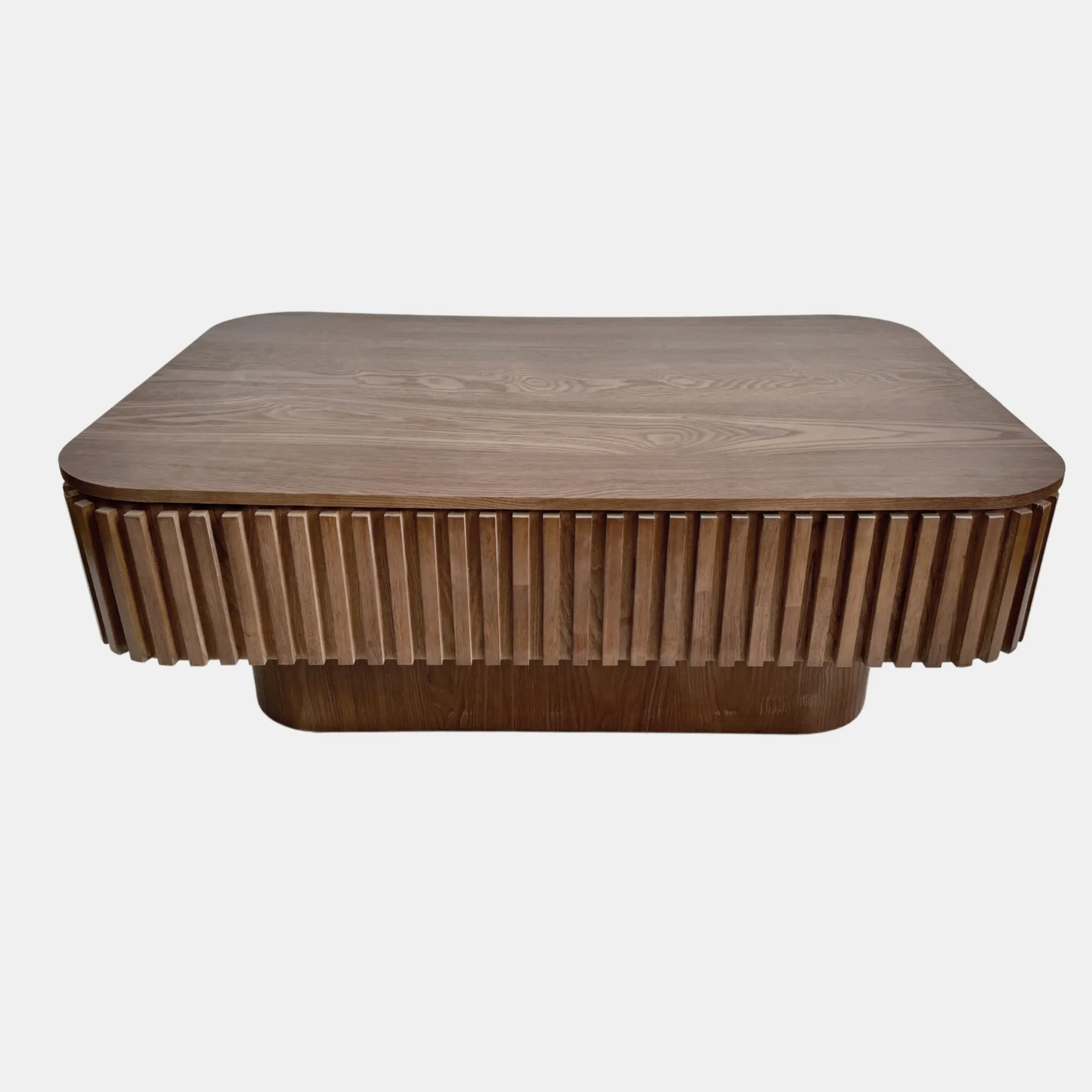 Modern Fluted Lift-top 38.6' Coffee Table
