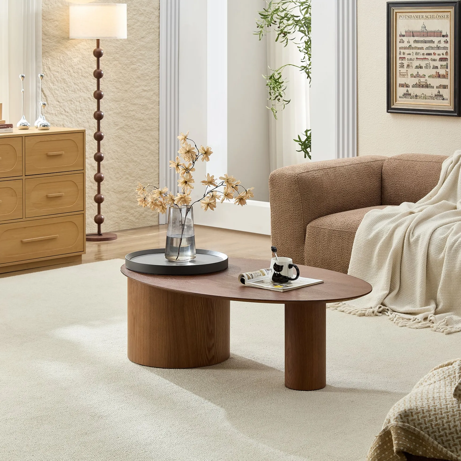 Modern Oval Luxury Coffee Table