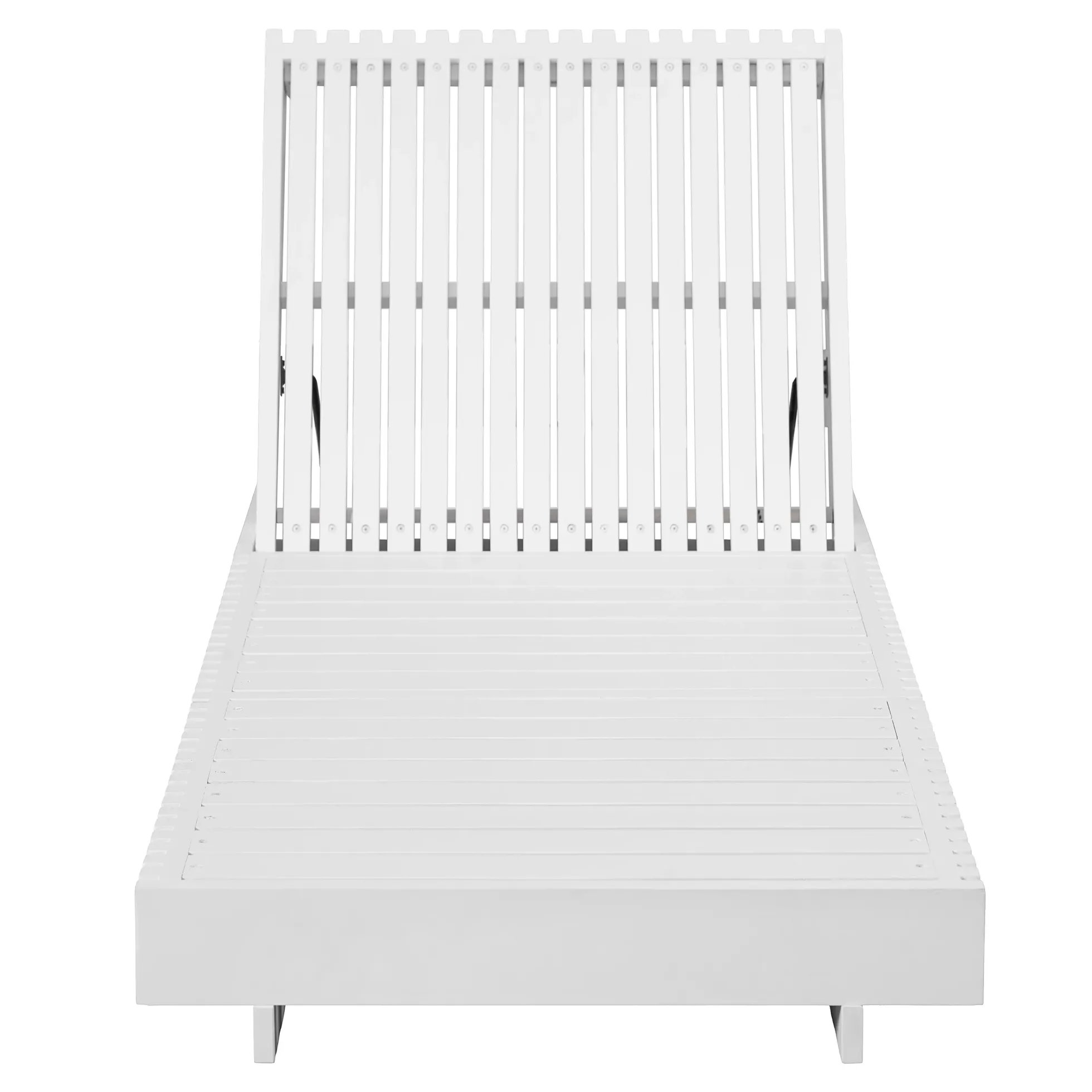 Modern Patio Sun Lounger Chaise with Water-Repellent Cushion