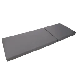 Modern Patio Sun Lounger Chaise with Water-Repellent Cushion