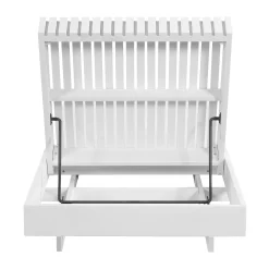 Modern Patio Sun Lounger Chaise with Water-Repellent Cushion